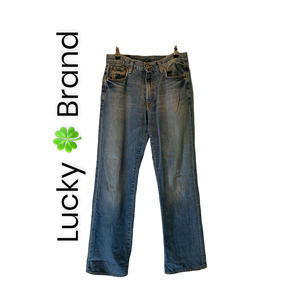 Lucky Brand Jeans Vintage Men's 30 x 31 Straight Leg Light Wash Made in USA